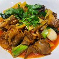 Braised lamb brisket