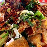 Ox tripe slices in Sichuan oil